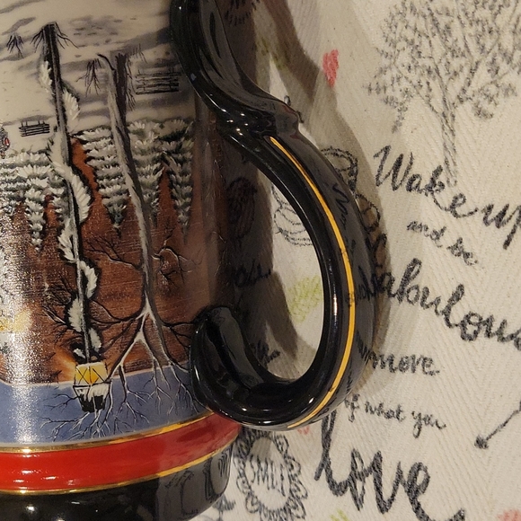 Budweiser "A Perfect Christmas" Beer Stein,1992 Excellent Condition - Picture 5 of 8